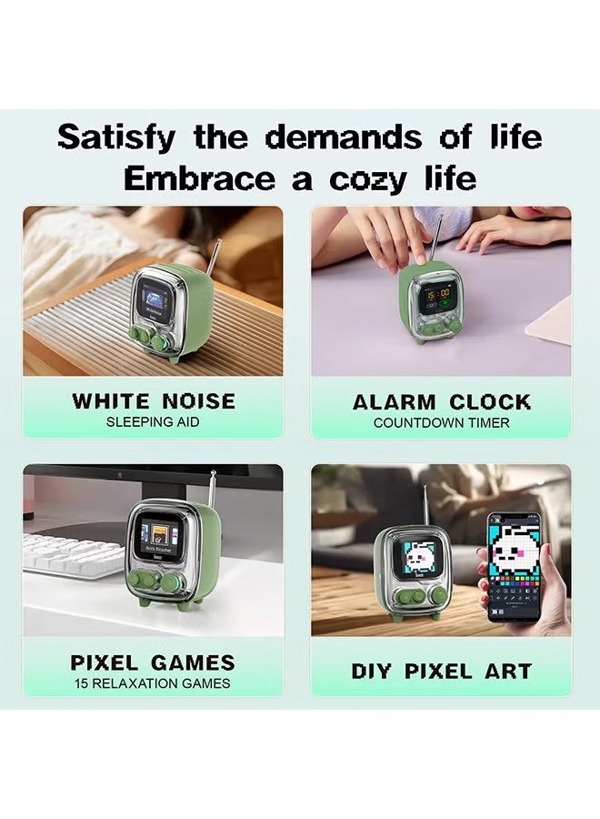 Divoom T-tiivoo-2 Mini Retro White Noise Bluetooth Speaker Portable Vintage Sleep Aid Bluetooth Speaker high quality Subwoofer - Image 4